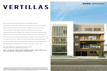 Intelligent design that defines a Vertilla at Tata Primanti Vertillas in Gurgaon